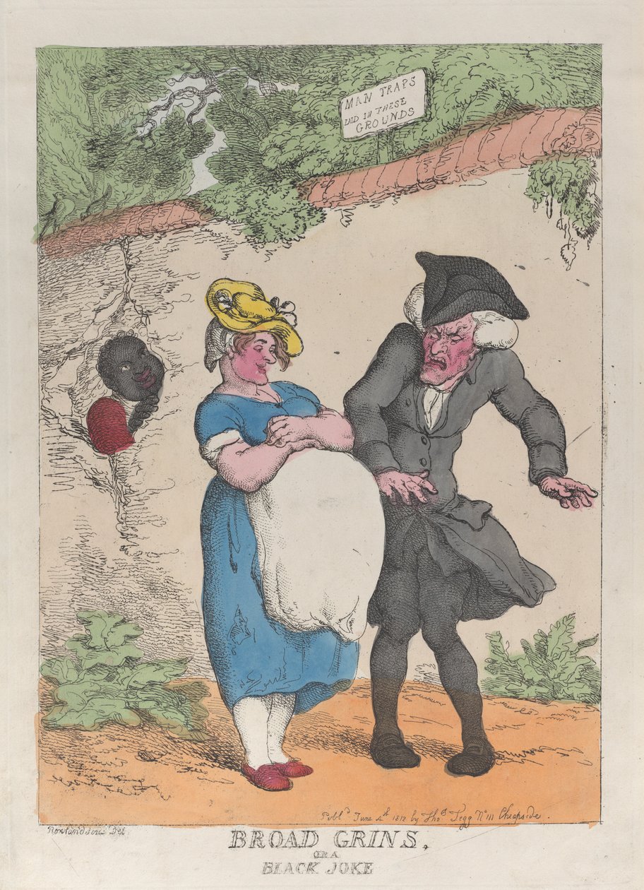 Szerokie uśmiechy, czyli czarny żart, 4 czerwca 1812 r., 4 czerwca 1812 r. autorstwa Thomas Rowlandson