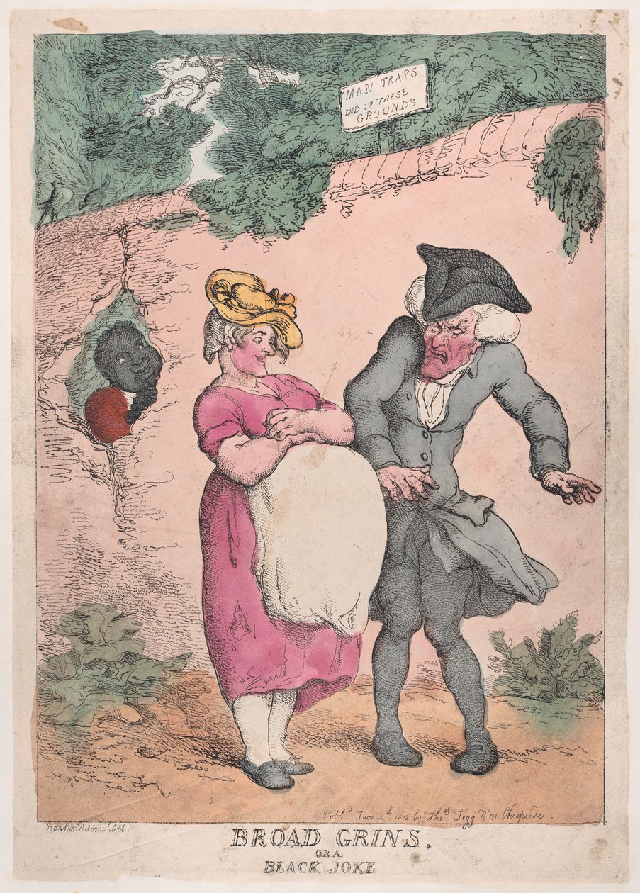 Szerokie uśmiechy, czyli czarny żart, 4 czerwca 1812 r., 4 czerwca 1812 r. autorstwa Thomas Rowlandson