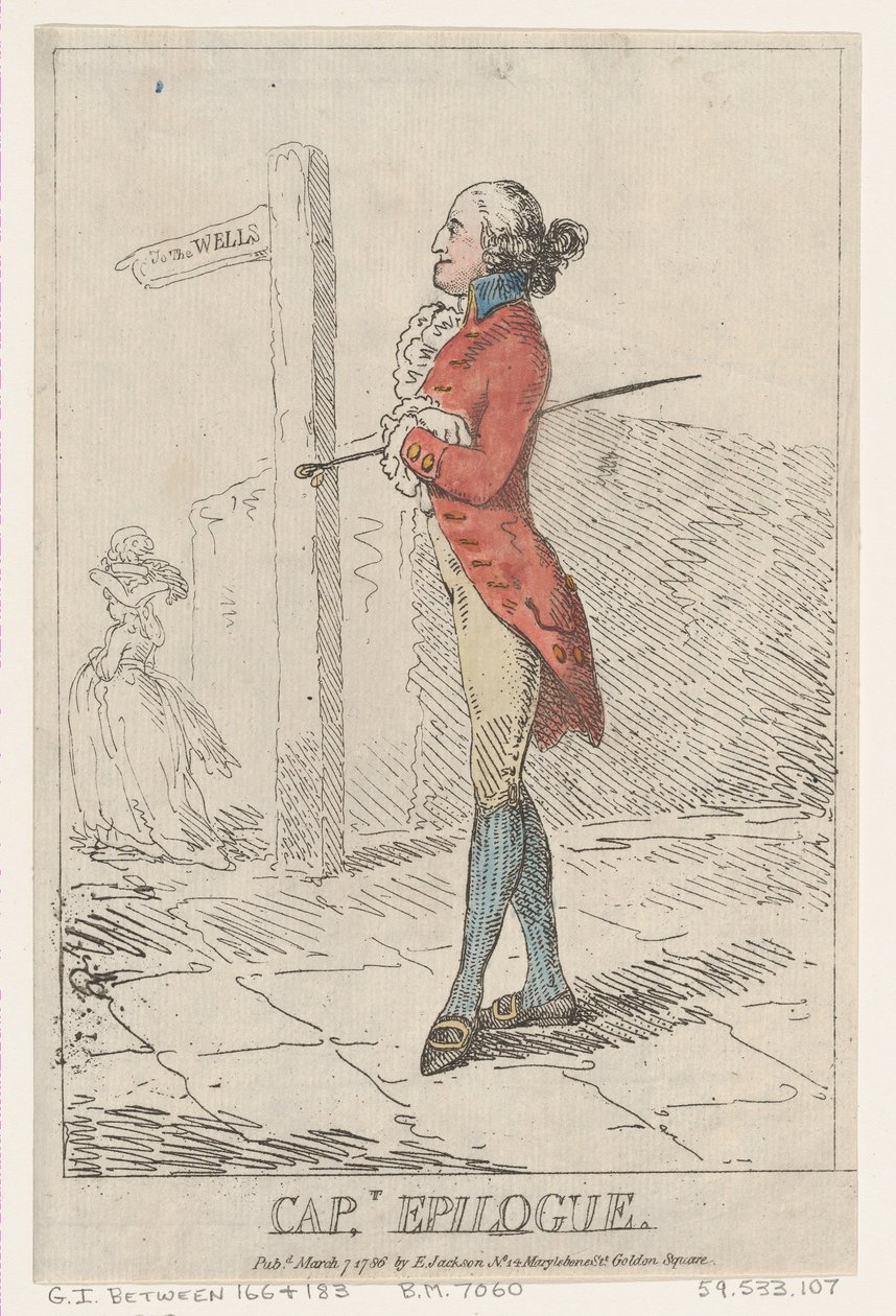 Kapitan Epilog, 7 marca 1786., 7 marca 1786. autorstwa Thomas Rowlandson