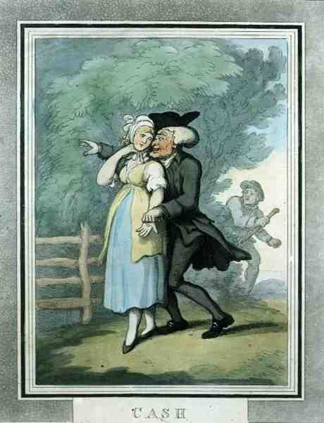 Kasa, wyd. przez Rudolpha Ackermanna autorstwa Thomas Rowlandson