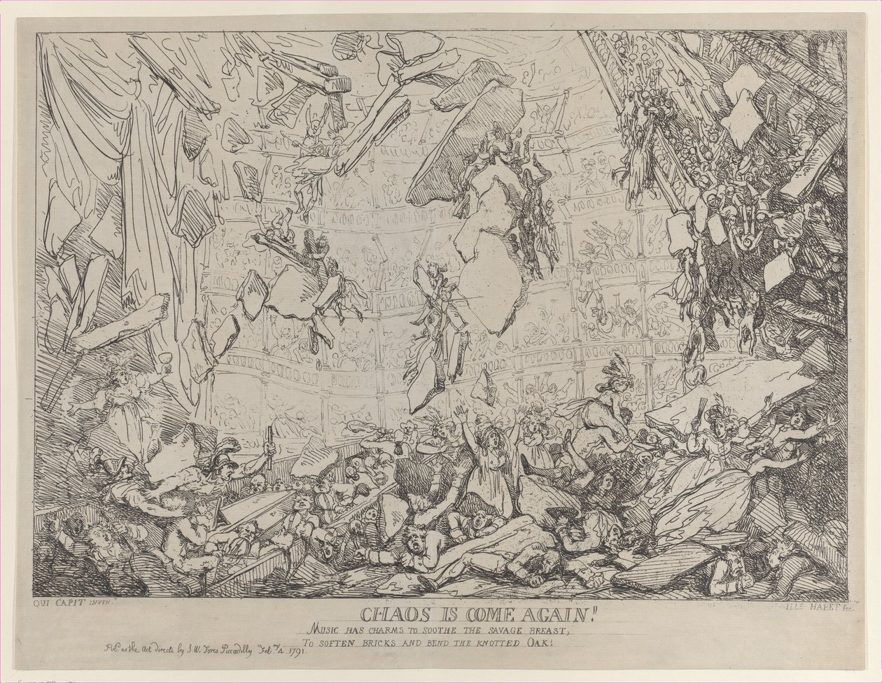 Chaos powraca!, 4 lutego 1791., 4 lutego 1791. autorstwa Thomas Rowlandson