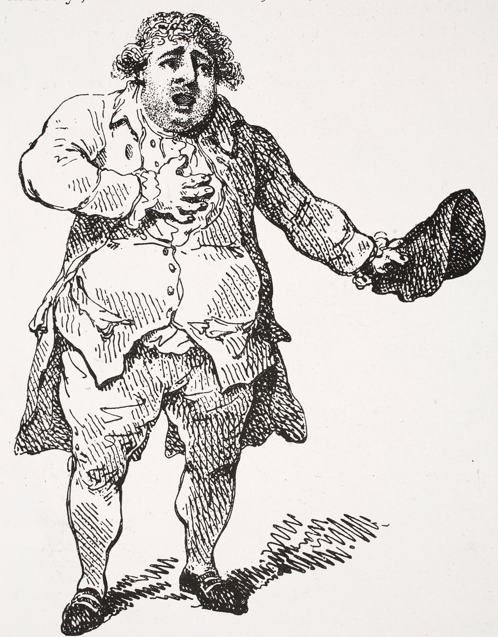 Charles James Fox jako Demostenes, ilustracja z „Hutchinson