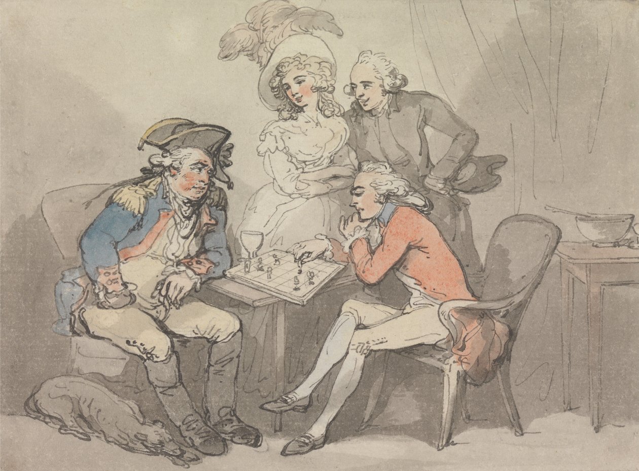 Szach-mat autorstwa Thomas Rowlandson