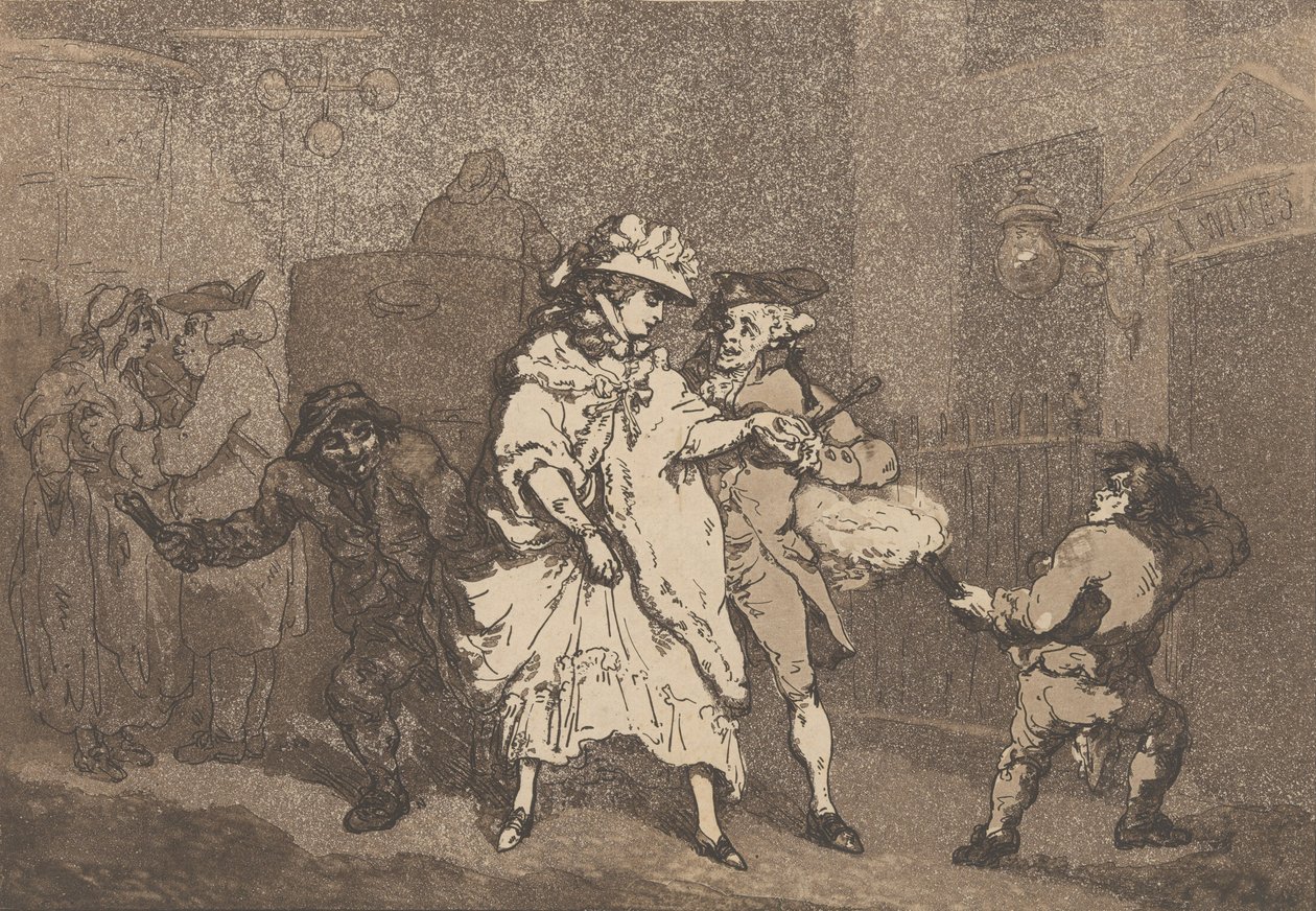 Uprzejmość, 1787., 1787. autorstwa Thomas Rowlandson