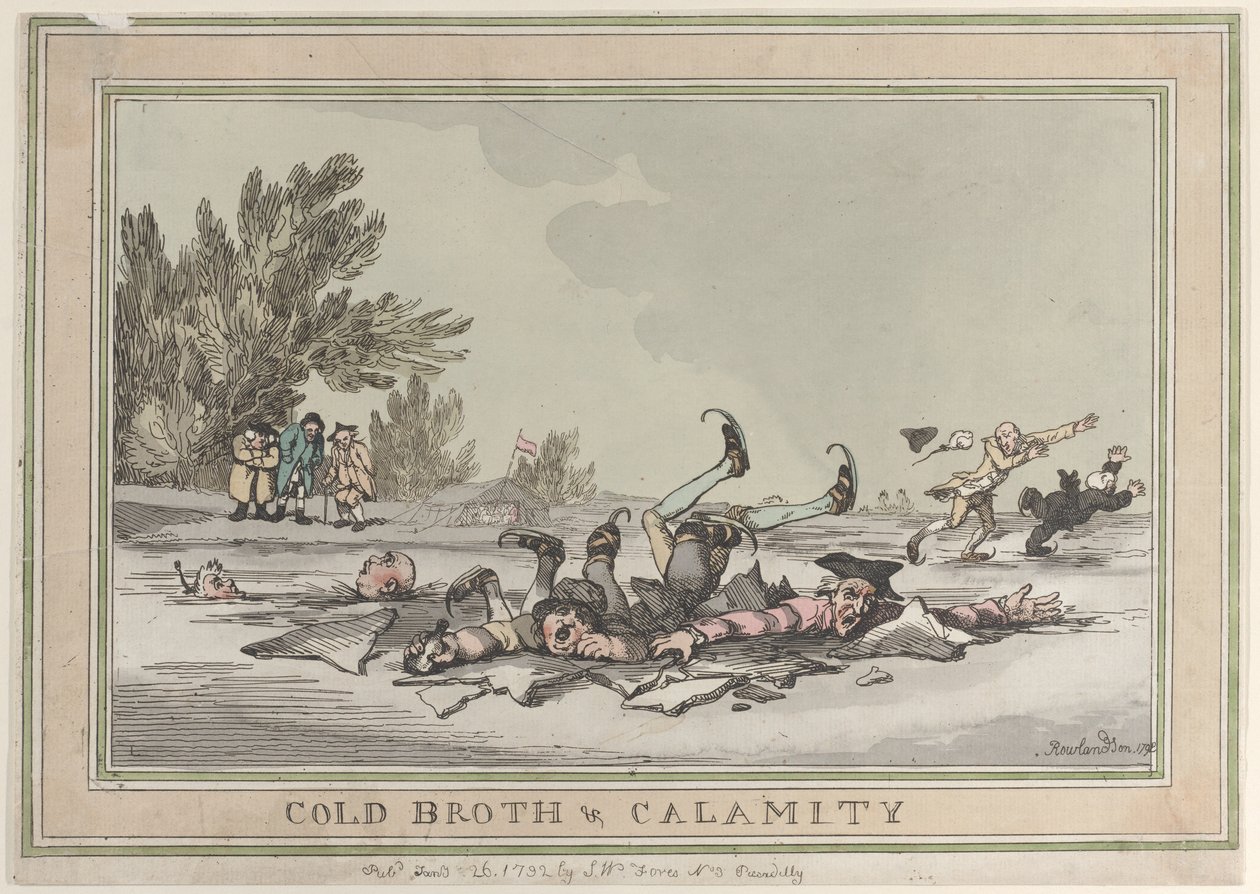 Cold Broth & Calamity, 26 stycznia 1792., 26 stycznia 1792. autorstwa Thomas Rowlandson