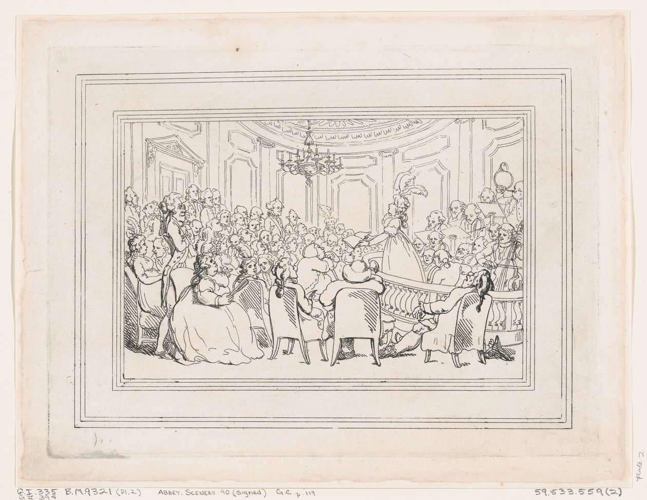 „Comforts of Bath”, rycina nr 2 autorstwa Thomas Rowlandson