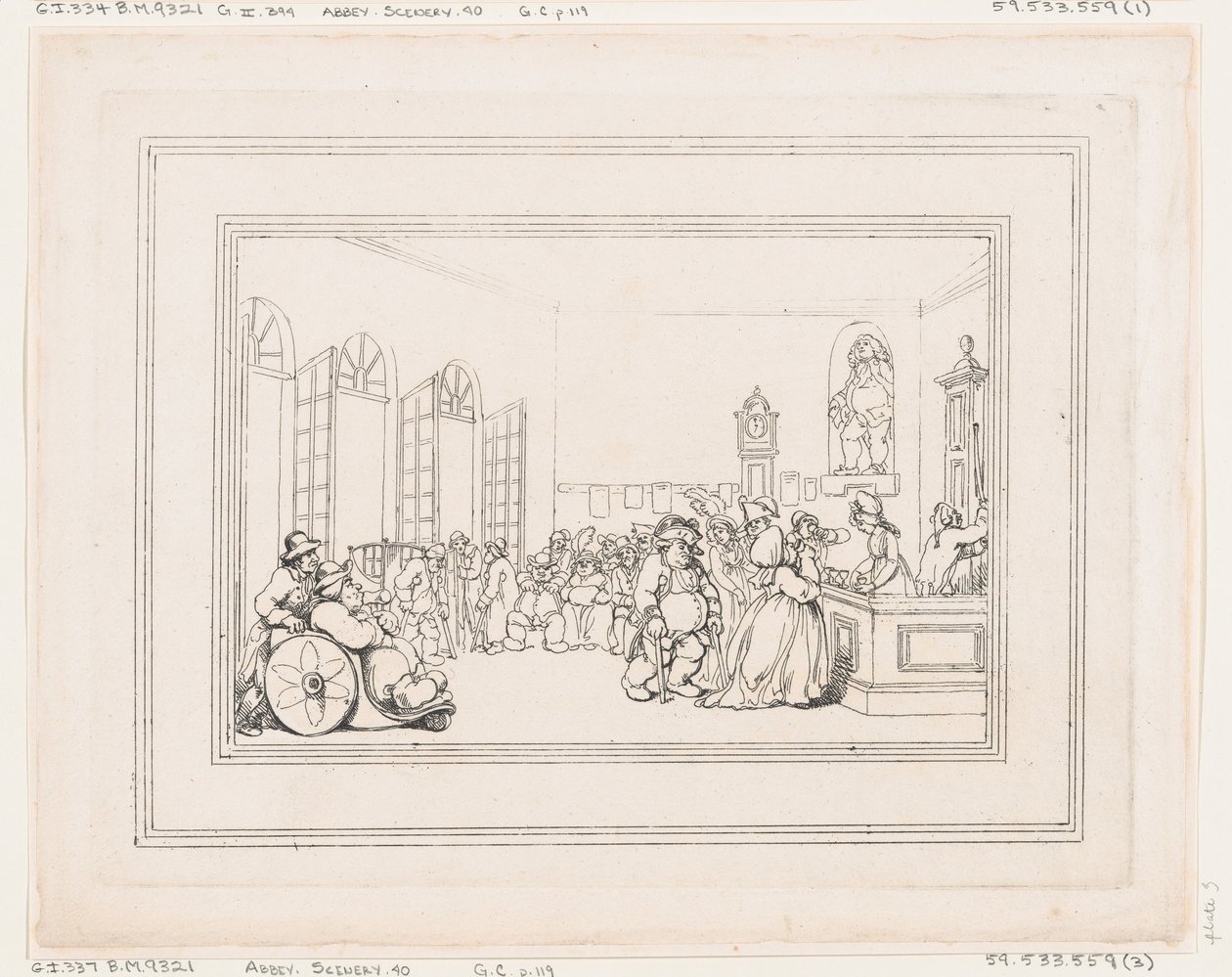 Comforts of Bath, płyta 3, 6 stycznia 1798 r., 6 stycznia 1798 r. autorstwa Thomas Rowlandson