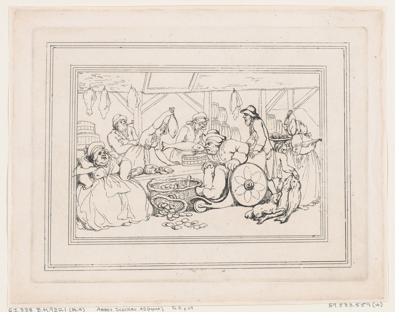 „Comforts of Bath”, tablica 4 autorstwa Thomas Rowlandson