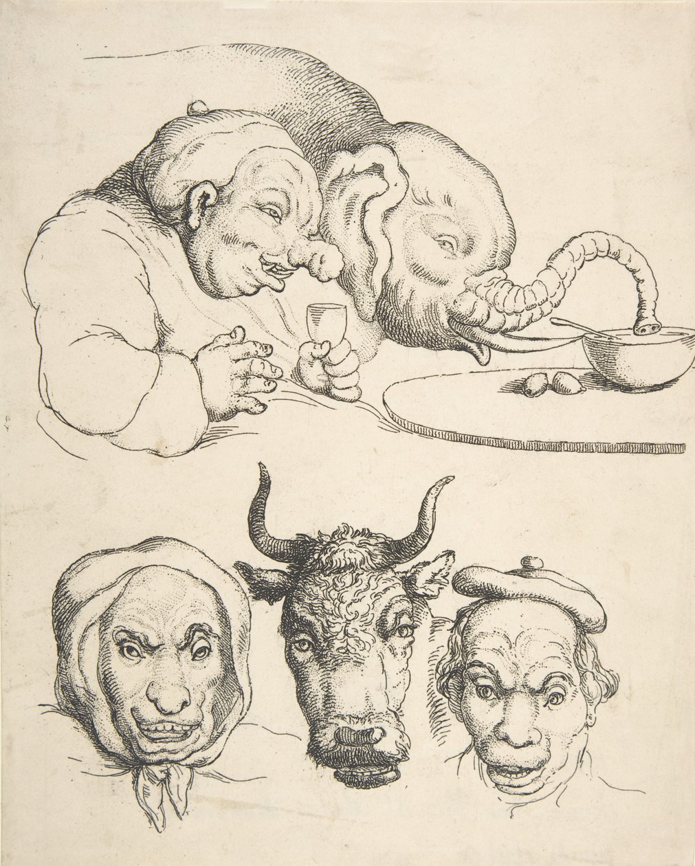 Anatomia porównawcza, 1800-25., 1800-25. autorstwa Thomas Rowlandson