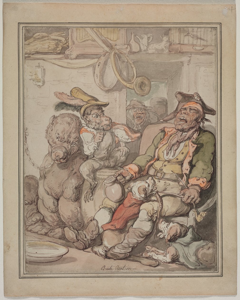 Porównawcze badanie anatomii autorstwa Thomas Rowlandson