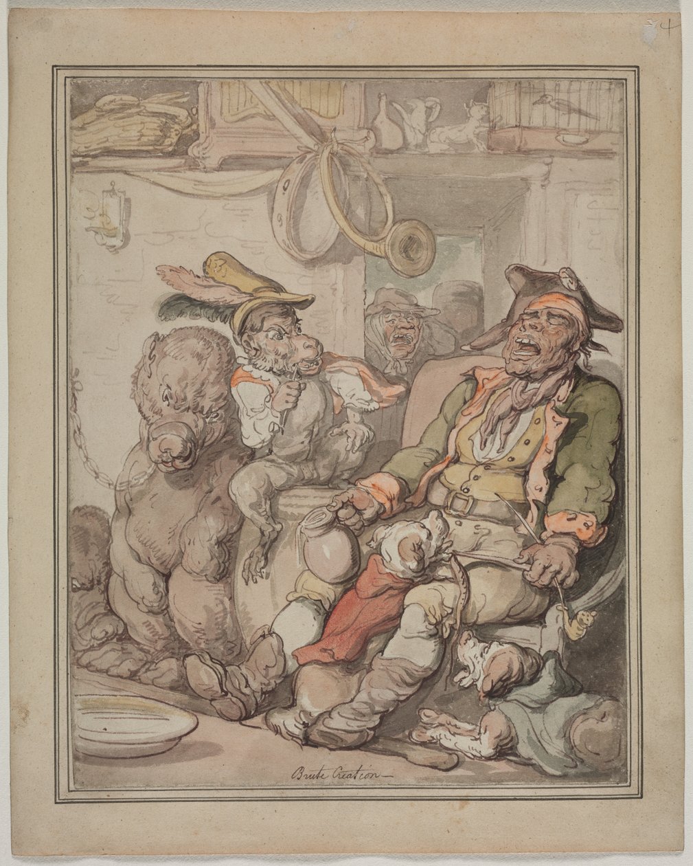 Porównawcze studium anatomii, c. 1810-1820. autorstwa Thomas Rowlandson