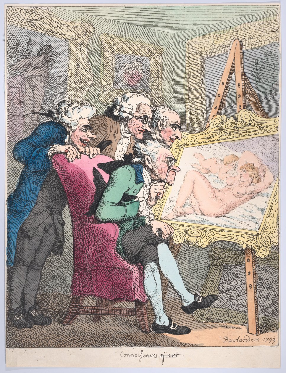 Koneserzy, 20 czerwca 1799., 20 czerwca 1799. autorstwa Thomas Rowlandson
