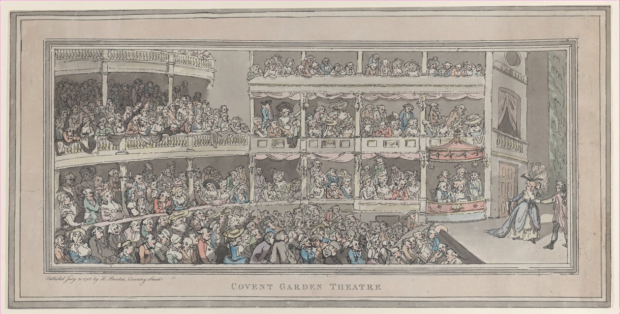 Teatr Covent Garden, 20.07.1786., 20.07.1786. autorstwa Thomas Rowlandson