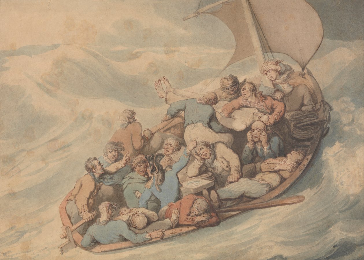 Rozpacz autorstwa Thomas Rowlandson