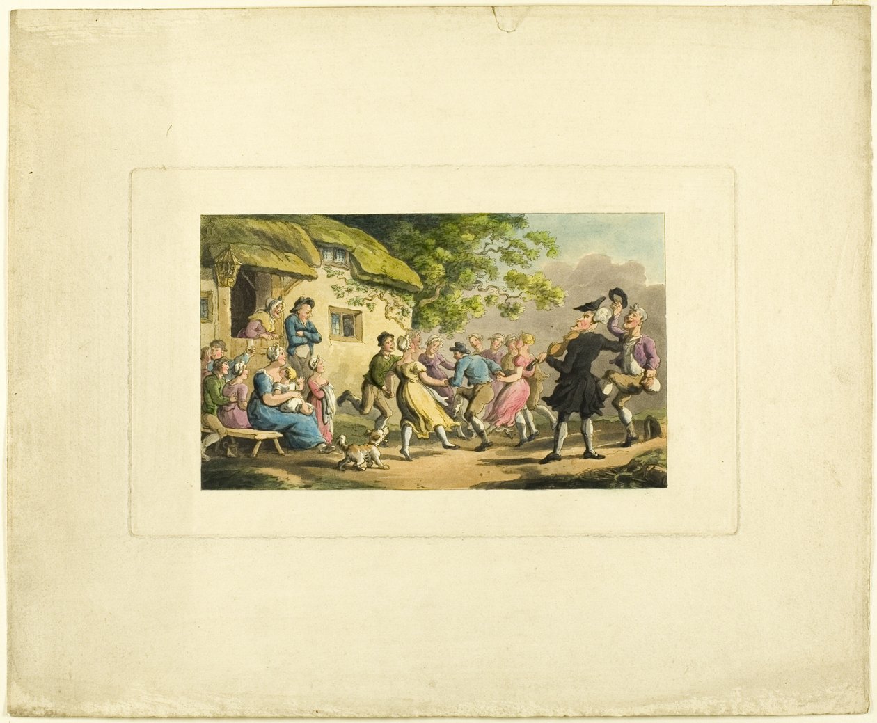 Doctor Syntax Rural Sport, z The Tour of Doctor Syntax autorstwa Thomas Rowlandson