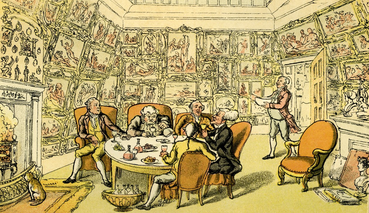 „Dr Syntax z moim Panem” autorstwa Thomas Rowlandson