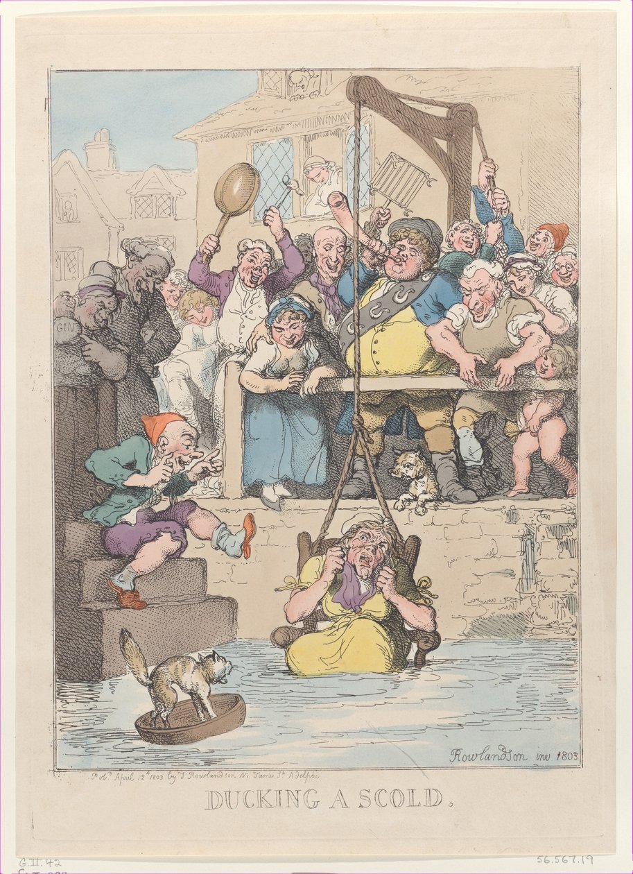 Uchylanie się od skarcenia, 12 kwietnia 1803 r., 12 kwietnia 1803 r. autorstwa Thomas Rowlandson