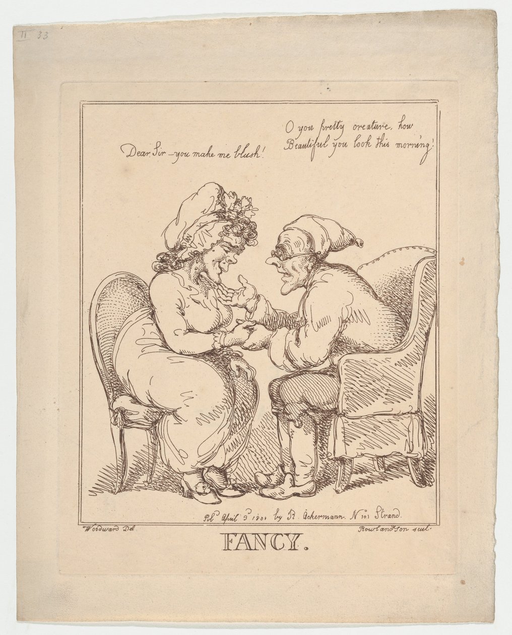 Elegancki autorstwa Thomas Rowlandson