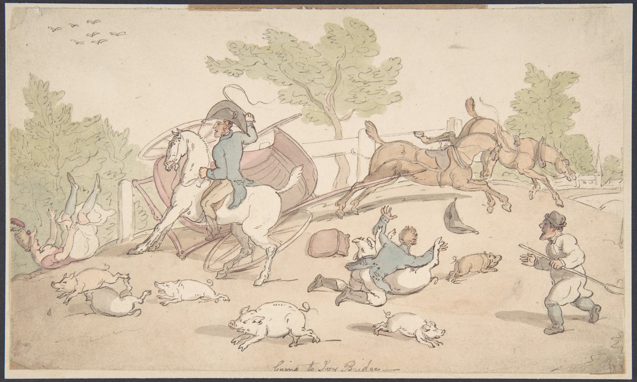 Przejście na Ivy Bridge autorstwa Thomas Rowlandson
