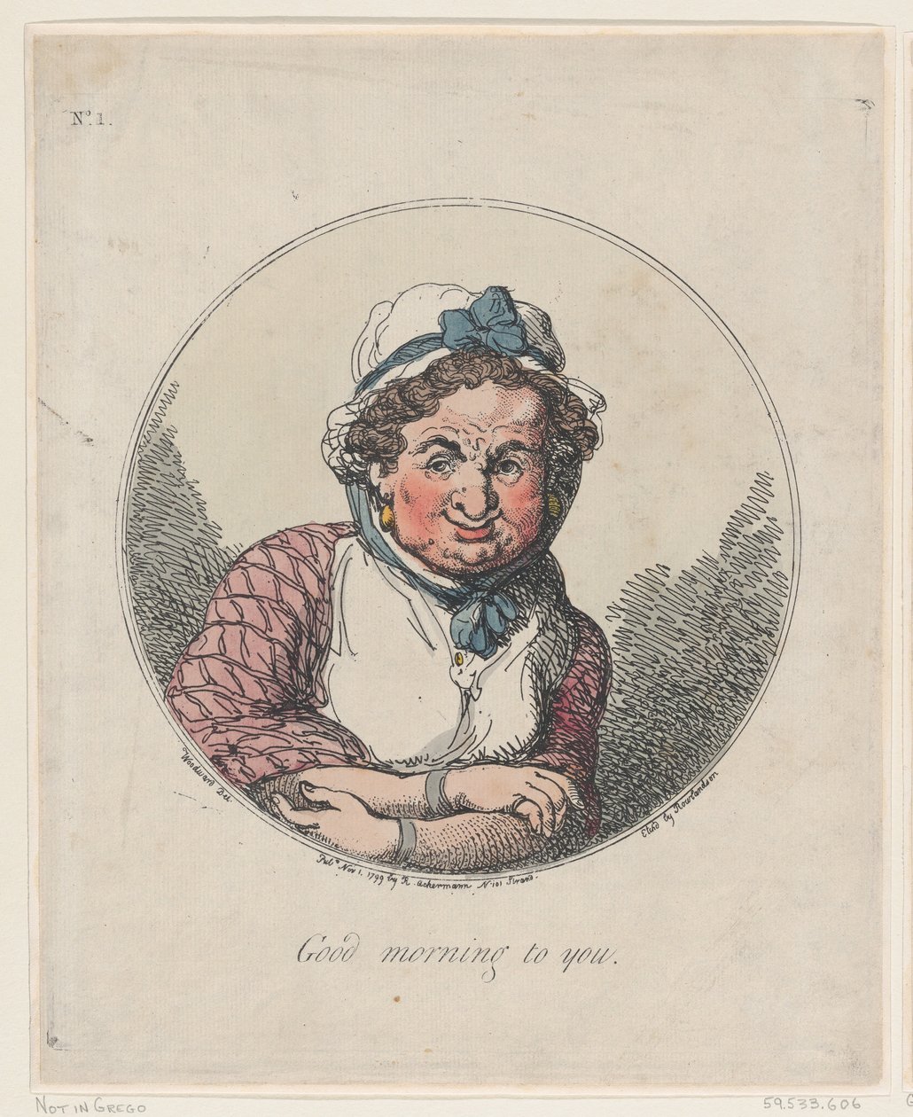 Dzień dobry Tobie, 1 listopada 1799., 1 listopada 1799. autorstwa Thomas Rowlandson