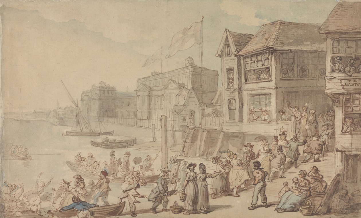 Greenwich autorstwa Thomas Rowlandson