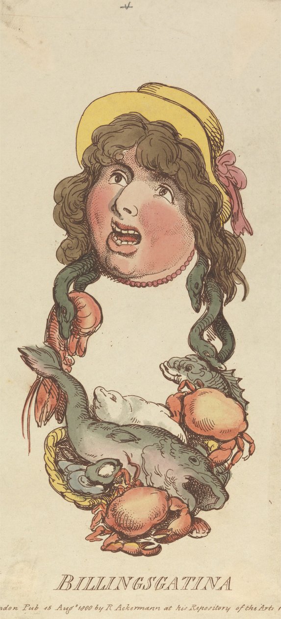 Heads: Billingsgatina autorstwa Thomas Rowlandson