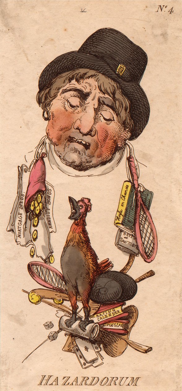 Tytuły: Hazardorum autorstwa Thomas Rowlandson