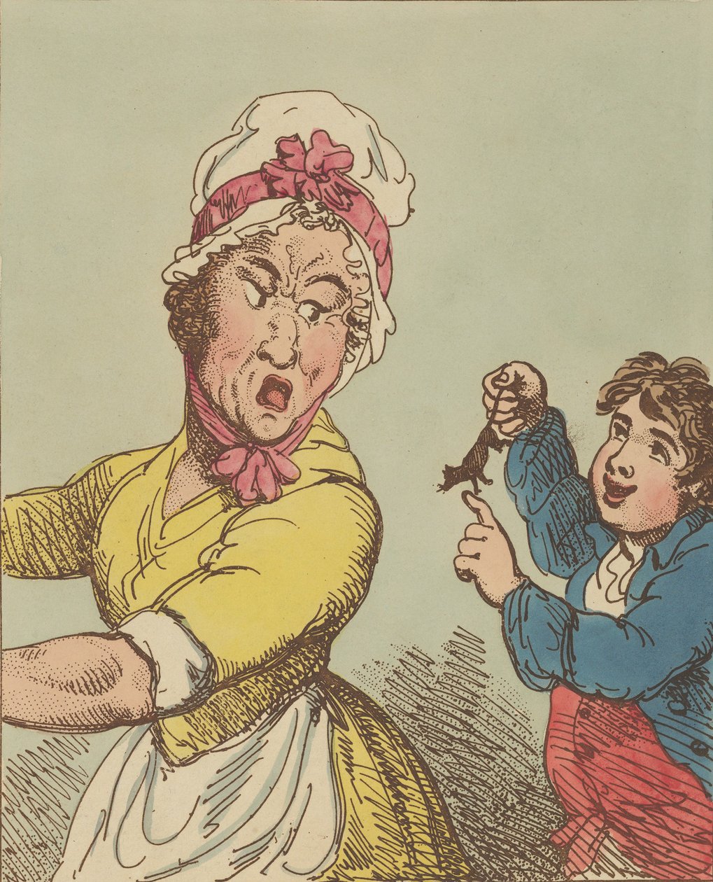 Horror, 1 stycznia 1800 r., 1 stycznia 1800 r. autorstwa Thomas Rowlandson