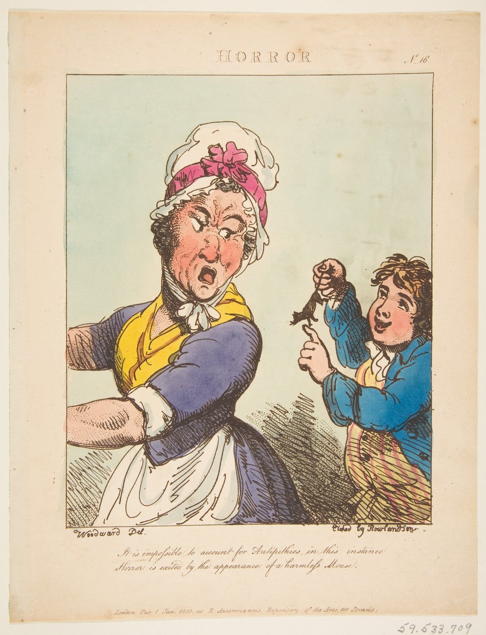 Horror, 21 stycznia 1800. autorstwa Thomas Rowlandson