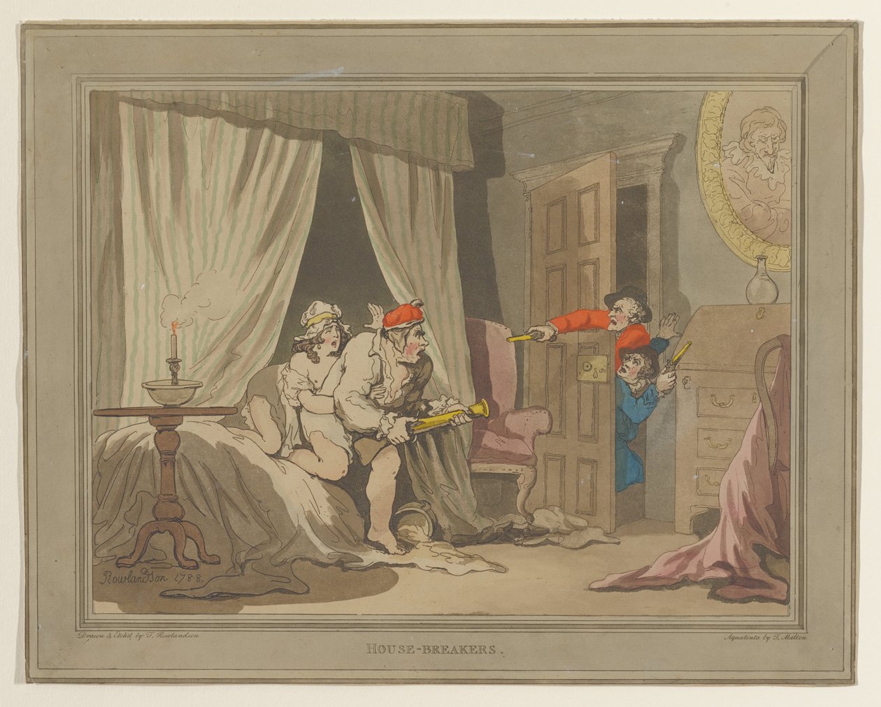 Włamywacze autorstwa Thomas Rowlandson