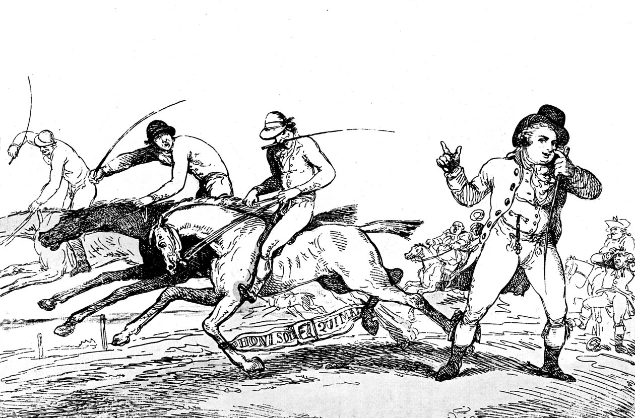 Jak uciec od wygranej, 1791 autorstwa Thomas Rowlandson
