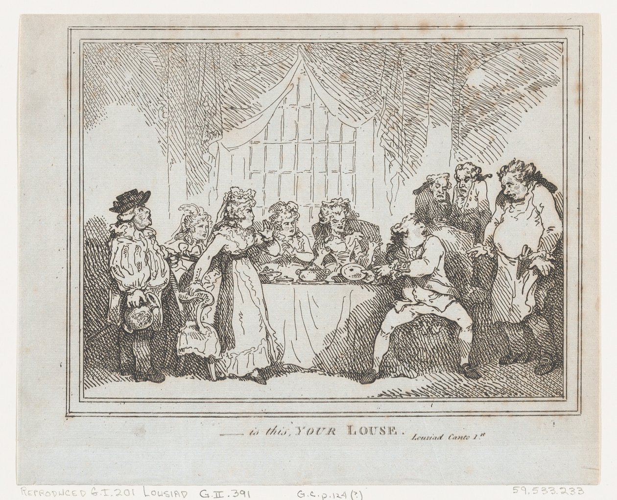 Czy to twoja wesz, 1787., 1787. autorstwa Thomas Rowlandson