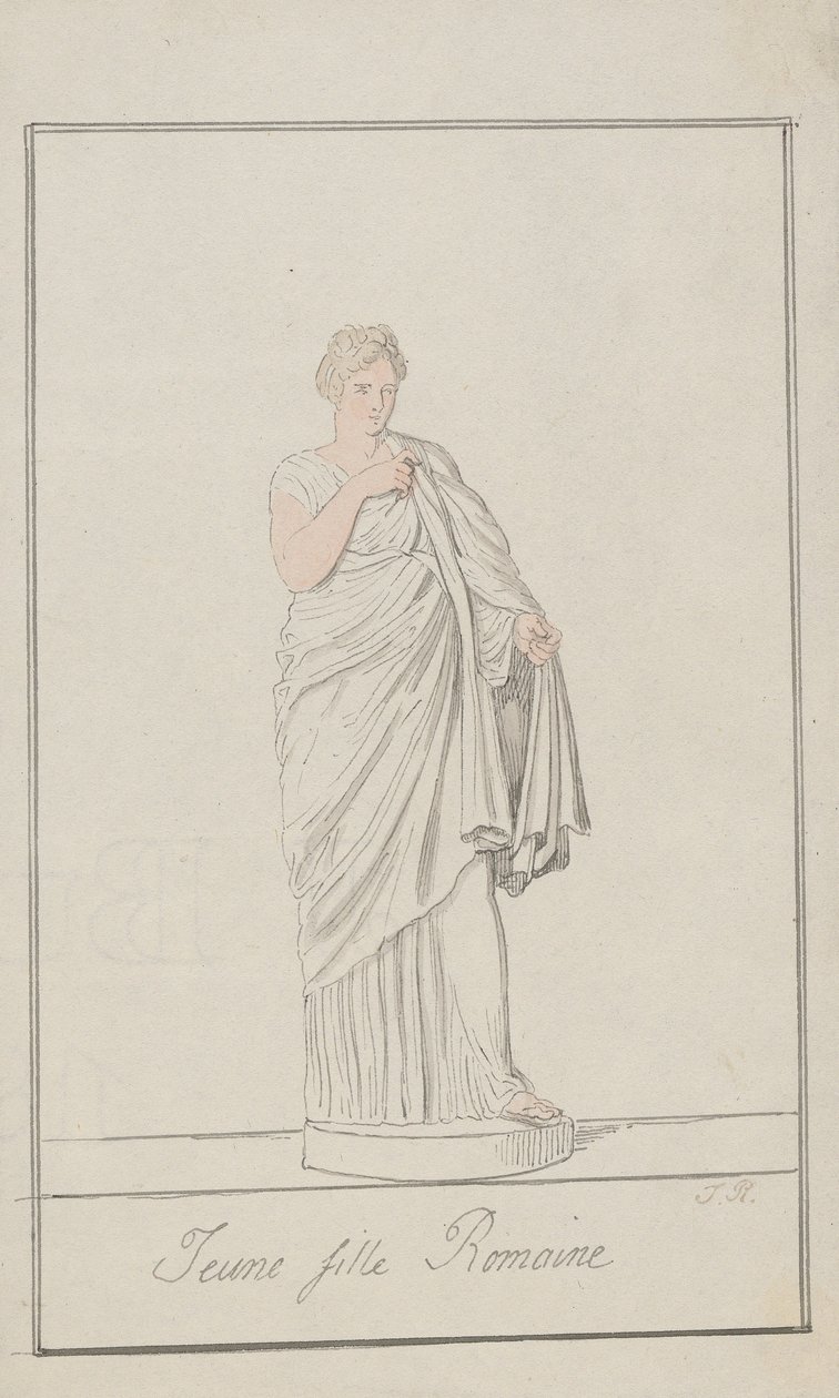 Młoda Rzymianka autorstwa Thomas Rowlandson