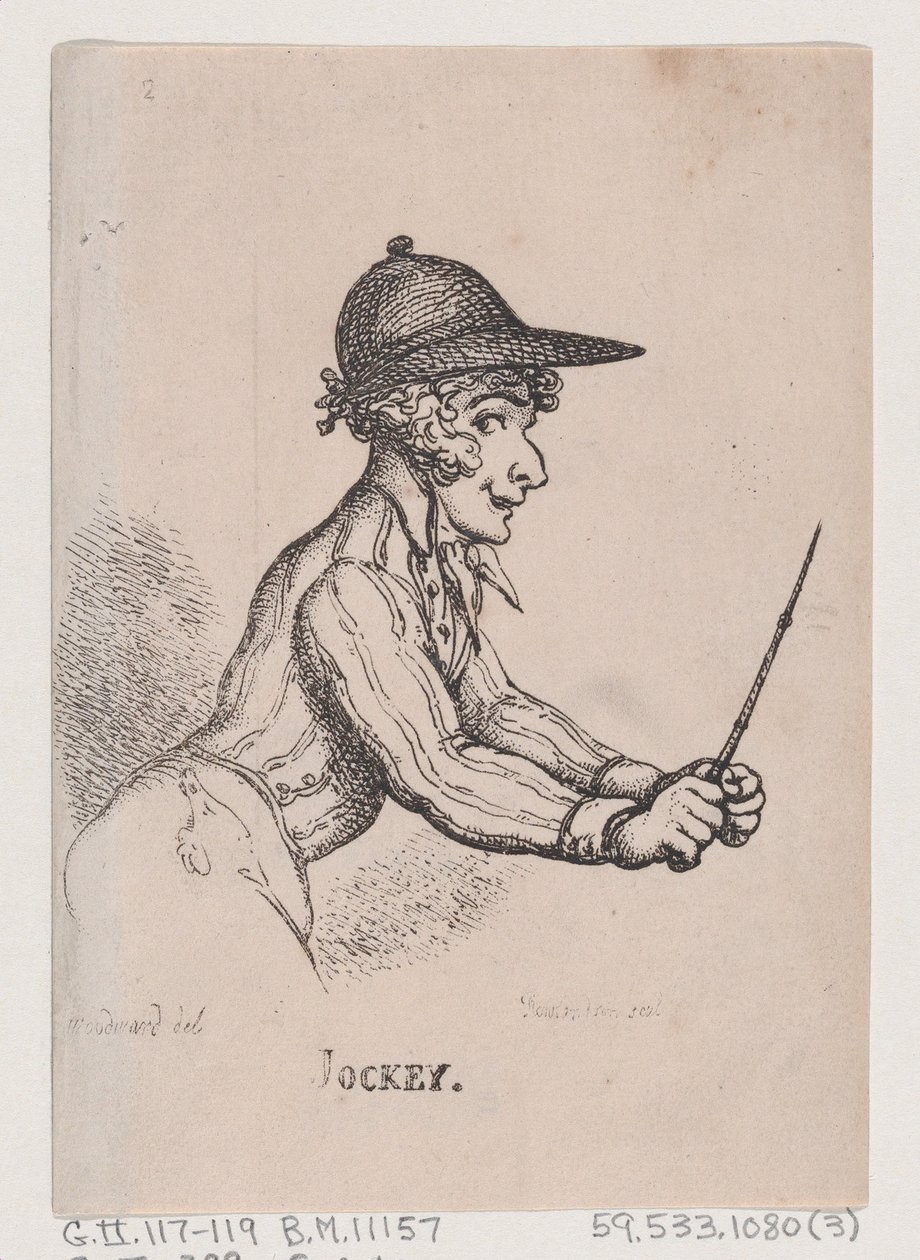 Dżokej, kwiecień 1808., kwiecień 1808. autorstwa Thomas Rowlandson