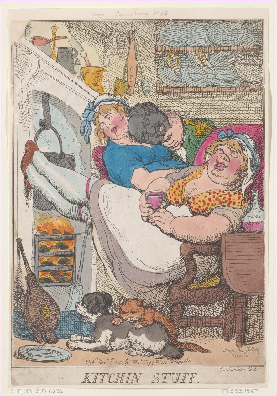 Kitchin Stuff, 1 listopada 1810., 1 listopada 1810. autorstwa Thomas Rowlandson