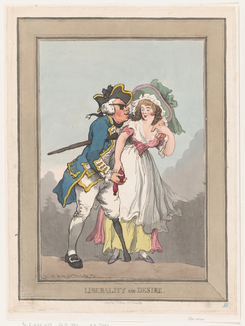 Liberality and Desire, 29 XI 1788., 29 XI 1788. autorstwa Thomas Rowlandson