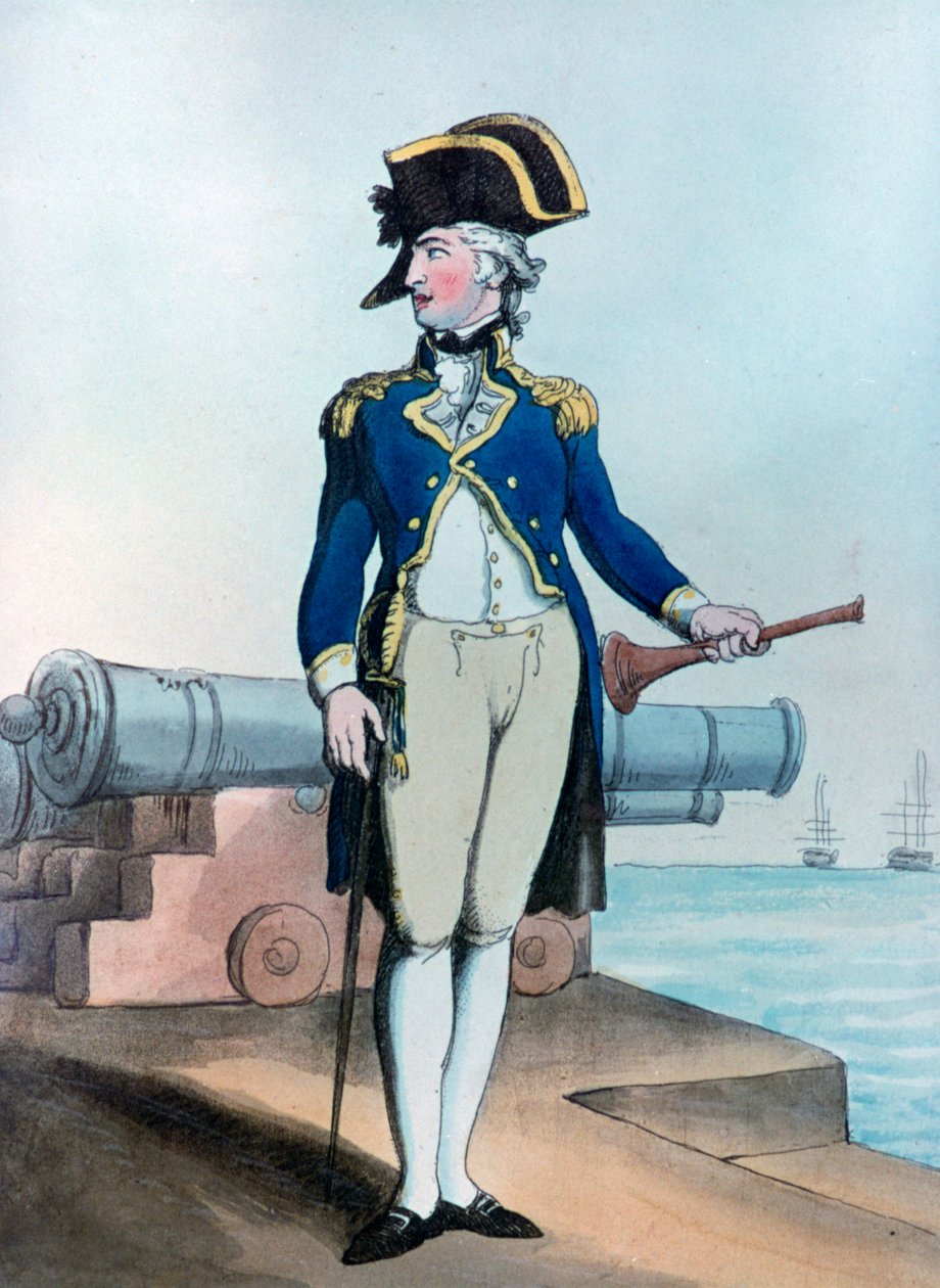 Porucznik gwardii, 1799 autorstwa Thomas Rowlandson