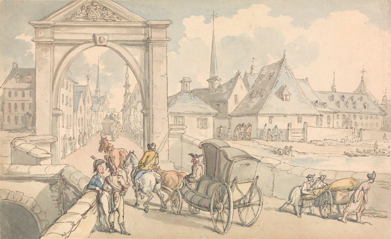 Limburg, Belgia autorstwa Thomas Rowlandson