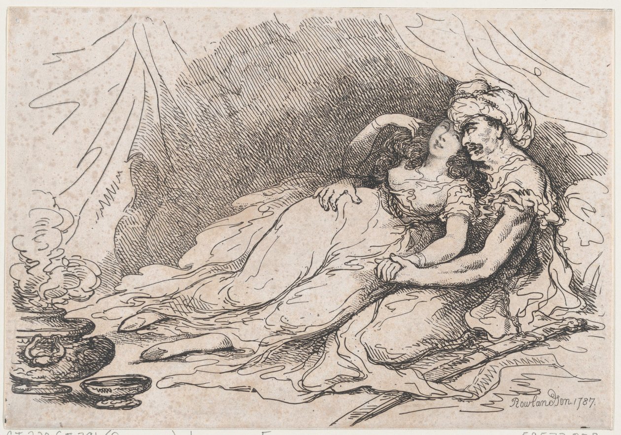 Miłość na Wschodzie autorstwa Thomas Rowlandson