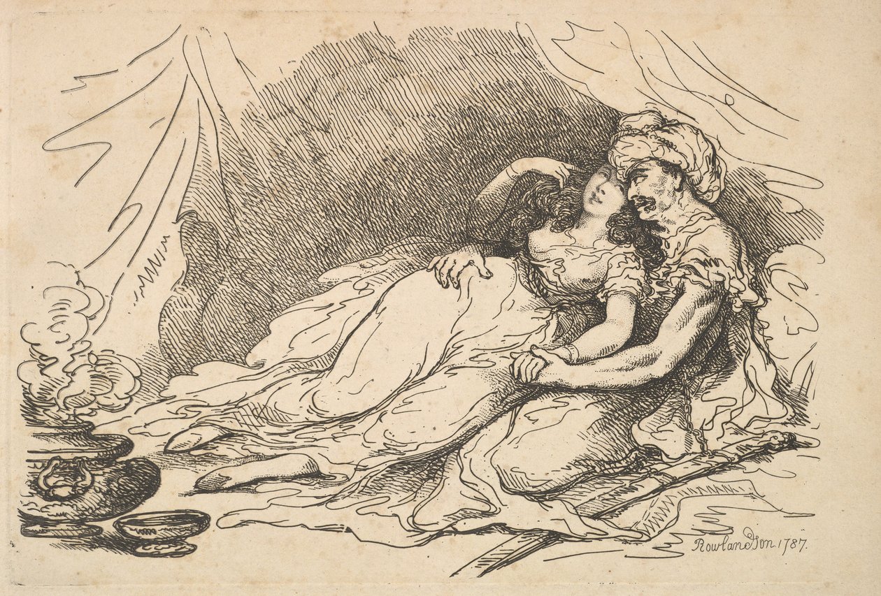 Miłość na Wschodzie autorstwa Thomas Rowlandson