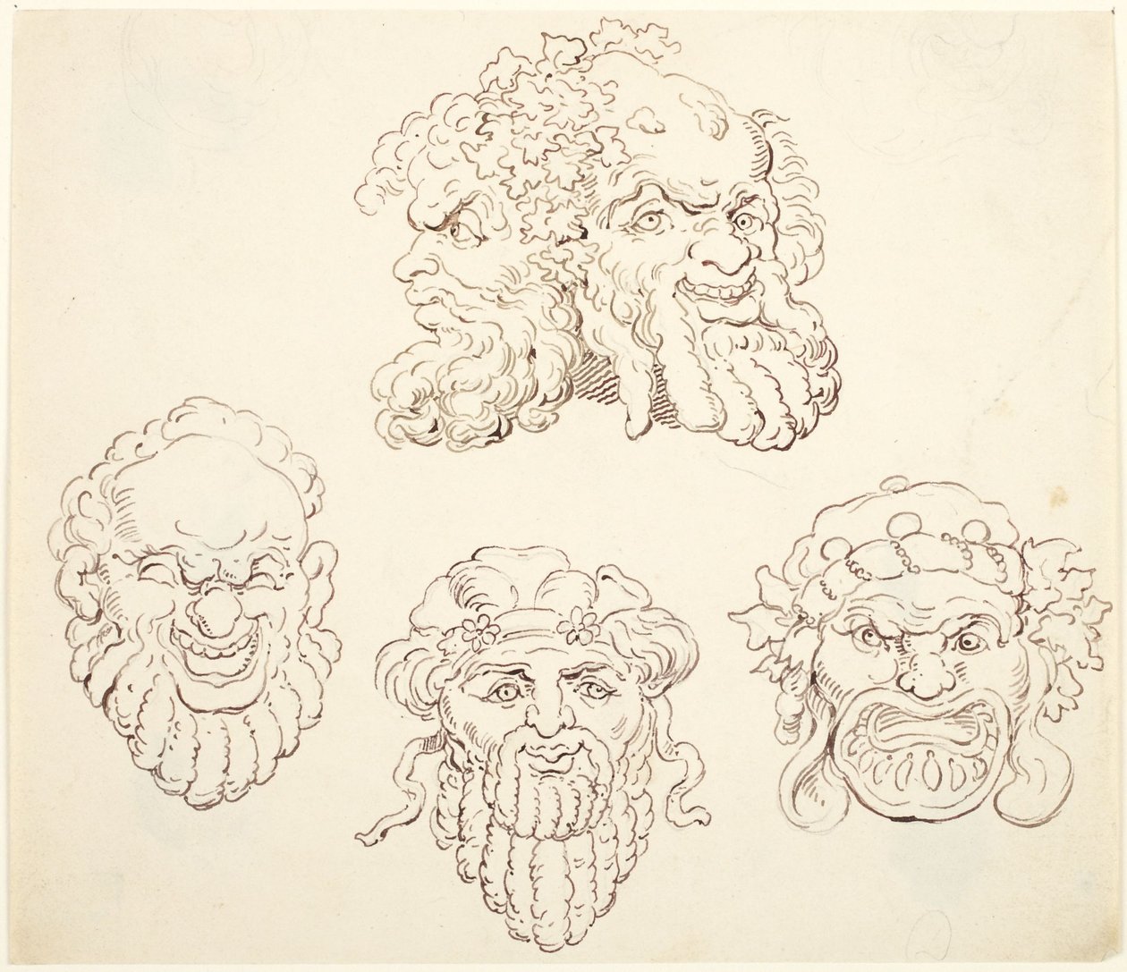 Maski autorstwa Thomas Rowlandson
