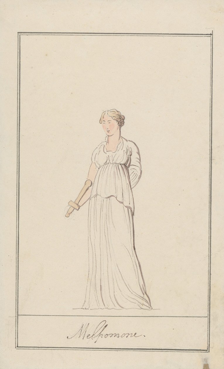 Melpomena autorstwa Thomas Rowlandson
