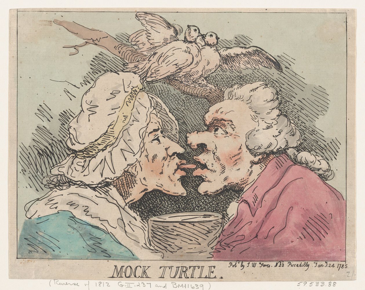 Mock Turtle, 24 stycznia 1785., 24 stycznia 1785. autorstwa Thomas Rowlandson