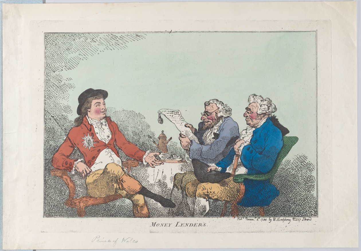 Pożyczkodawcy, 8 listopada 1784., 8 listopada 1784. autorstwa Thomas Rowlandson