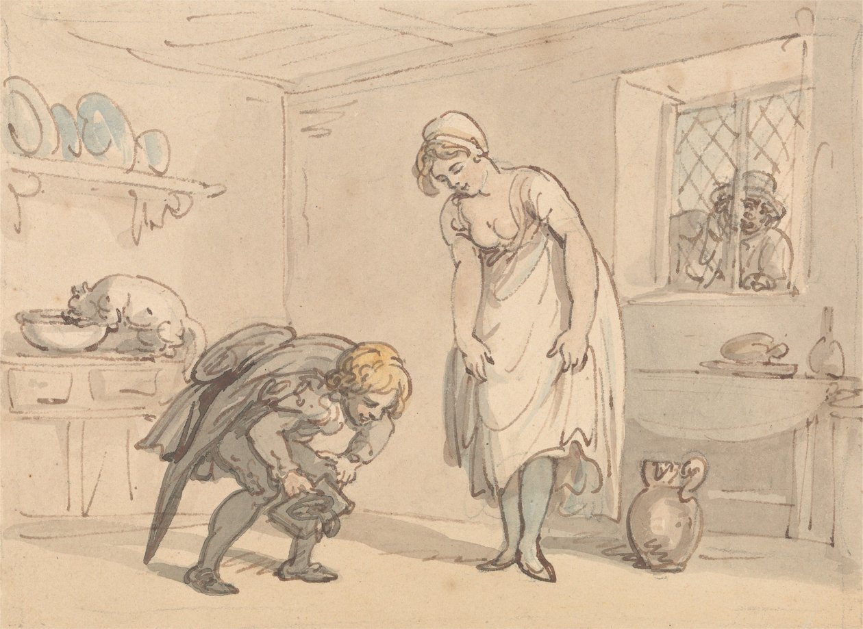 Nowe buty autorstwa Thomas Rowlandson