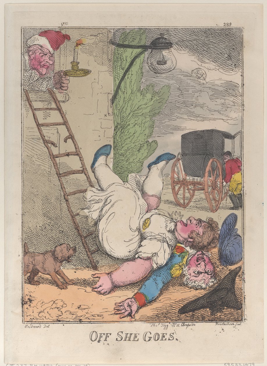 Ona idzie, 1812., 1812. autorstwa Thomas Rowlandson