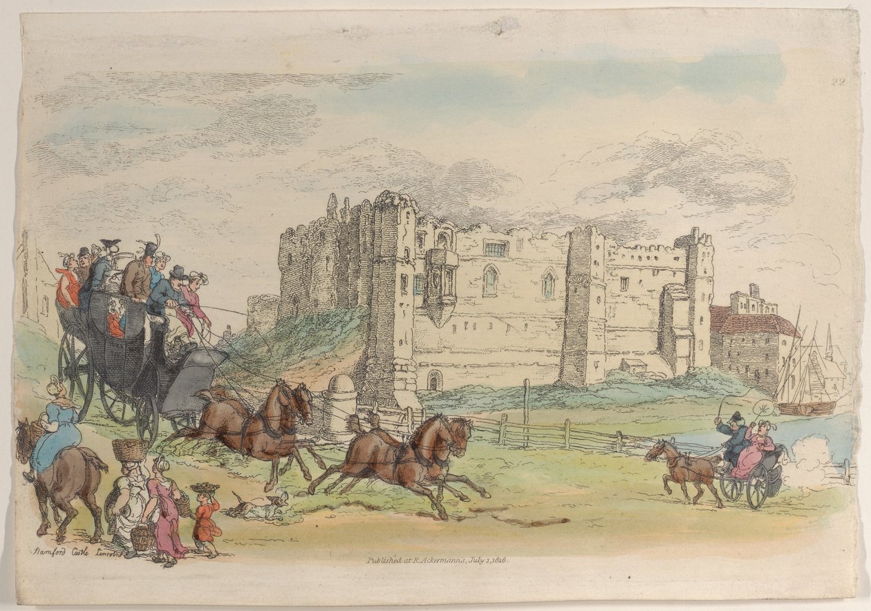 Tablica 22, ze Świata w miniaturze, 1816., 1816. autorstwa Thomas Rowlandson