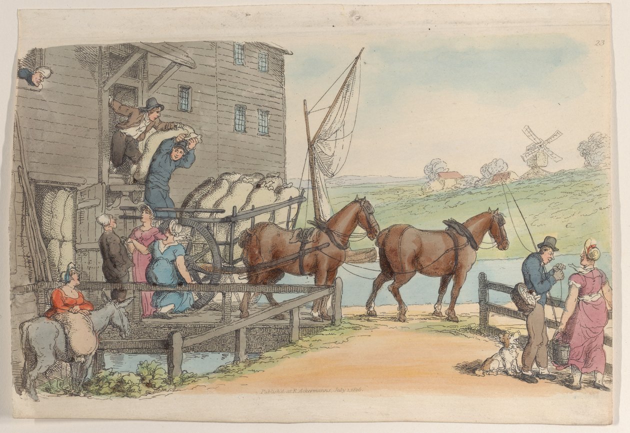Tabliczka 23, ze Świata w miniaturze, 1816., 1816. autorstwa Thomas Rowlandson