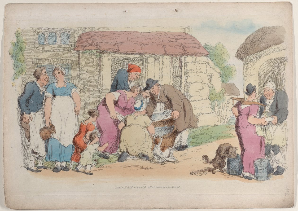 Tablica 2, ze Świata w miniaturze, 1816., 1816. autorstwa Thomas Rowlandson