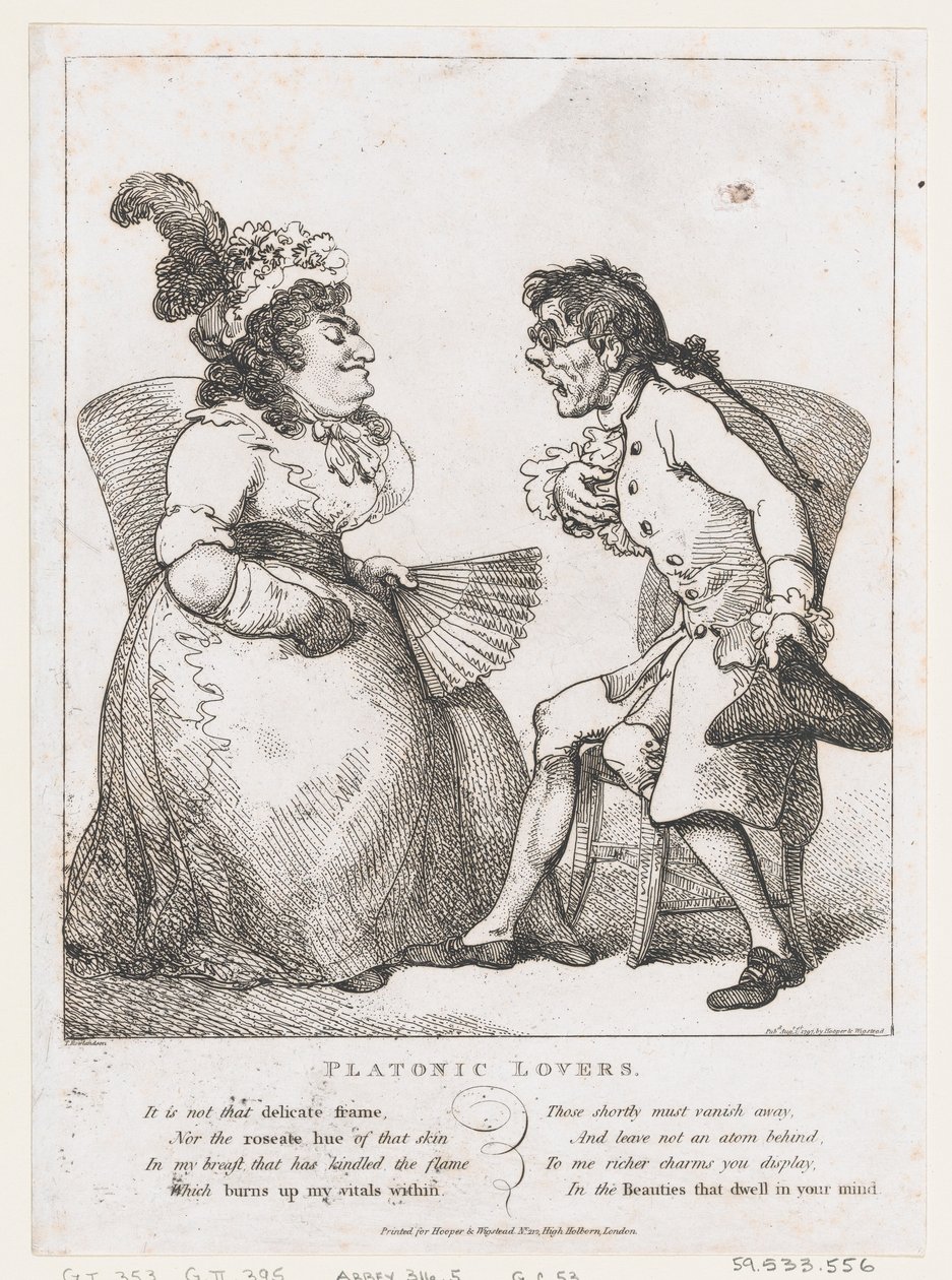 Miłośnicy platońscy, 1 sierpnia 1797 r., 1 sierpnia 1797 r. autorstwa Thomas Rowlandson
